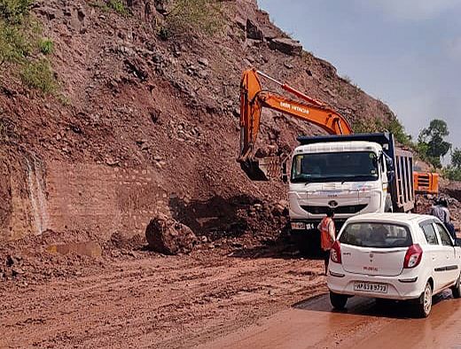 Hill Cutting Work